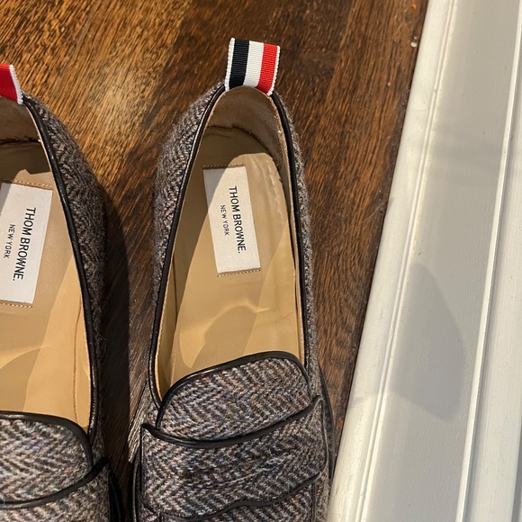 Thom Browne Varsity Penny Loafer in Tweed Size 10 / 43 - Picture 6 of 11